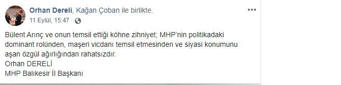 Arınç'ı hedef alan MHP'li isim görevden alındı - Resim: 3