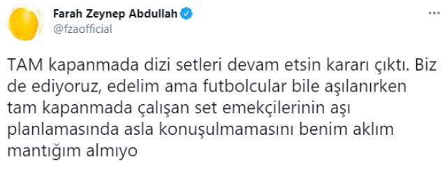 Masumlar Apartmanı'nın İnci'si Farah Zeynep Abdullah Bakan Koca'ya Seslendi - Resim: 1