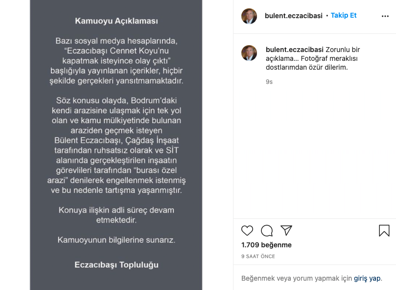 Bülent Eczacıbaşı'ndan Açıklama: Şantiye Baskınını Böyle Savundu! - Resim: 1