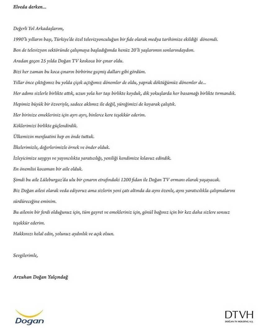 Aydın Doğan'a veda pankartı: Biz sizi çok sevdik - Resim: 1