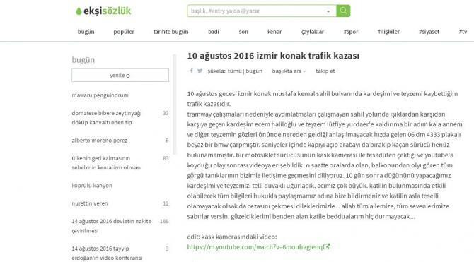 Ekşisözlük yazarı kardeşi Ecem Haliloğlu'nun katilini arıyor! - Resim: 1