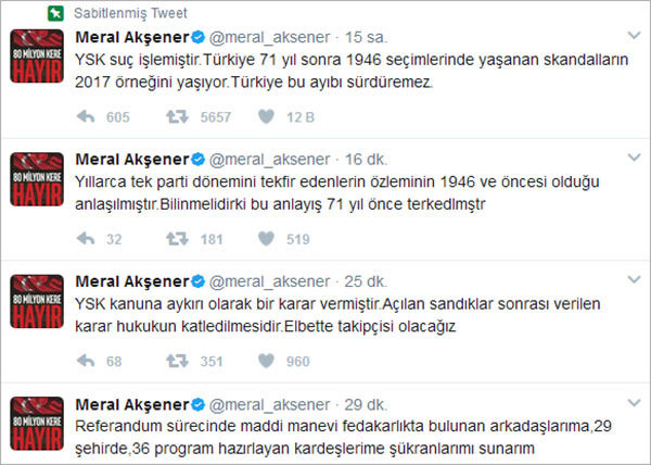 Meral Akşener'den çok konuşulacak YSK açıklaması! - Resim: 1