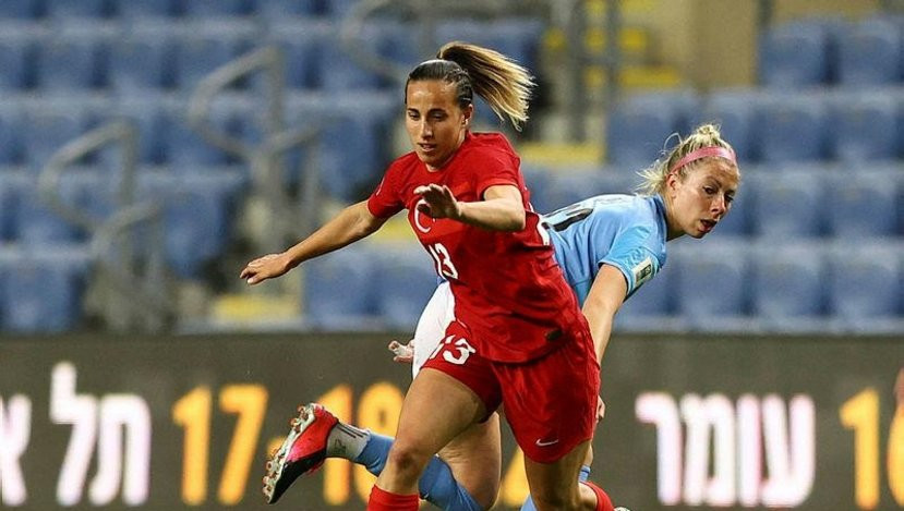 Kadın Milli Takım İsrail'e Mağlup Oldu! İsrail 1-0 Türkiye - Resim: 1