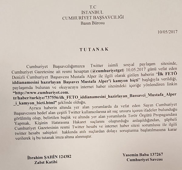 Cumhuriyet'in manşetiyle ilgili Oğuz Güven'i Nedim Şener mi ihbar etti? - Resim: 1