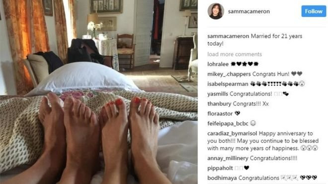 İngiltere'nin eski başbakanı David Cameron ve eşinden olay fotoğraf - Resim: 1