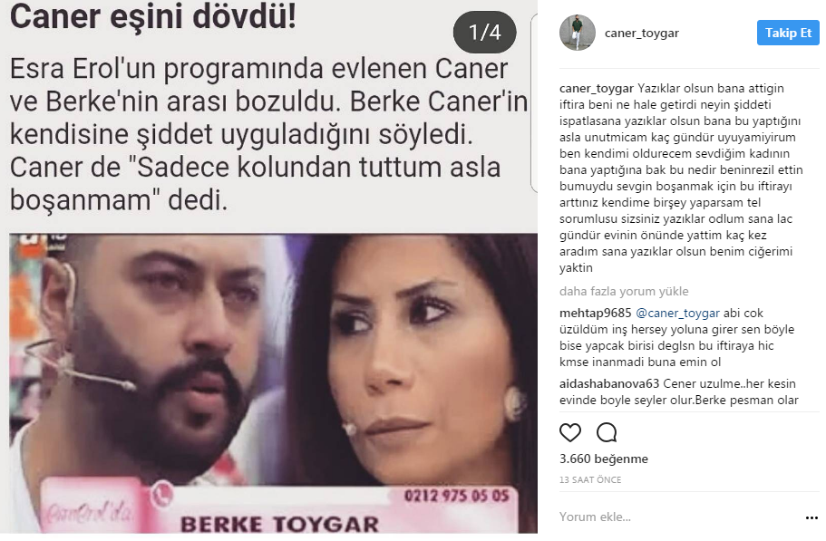 Caner eşine seslendi: Bana iftira attın, kendimi öldüreceğim - Resim: 1