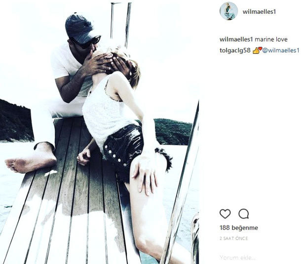 Wilma Elles, kocasıyla öpüştüğü fotoğrafı paylaştı - Resim: 2