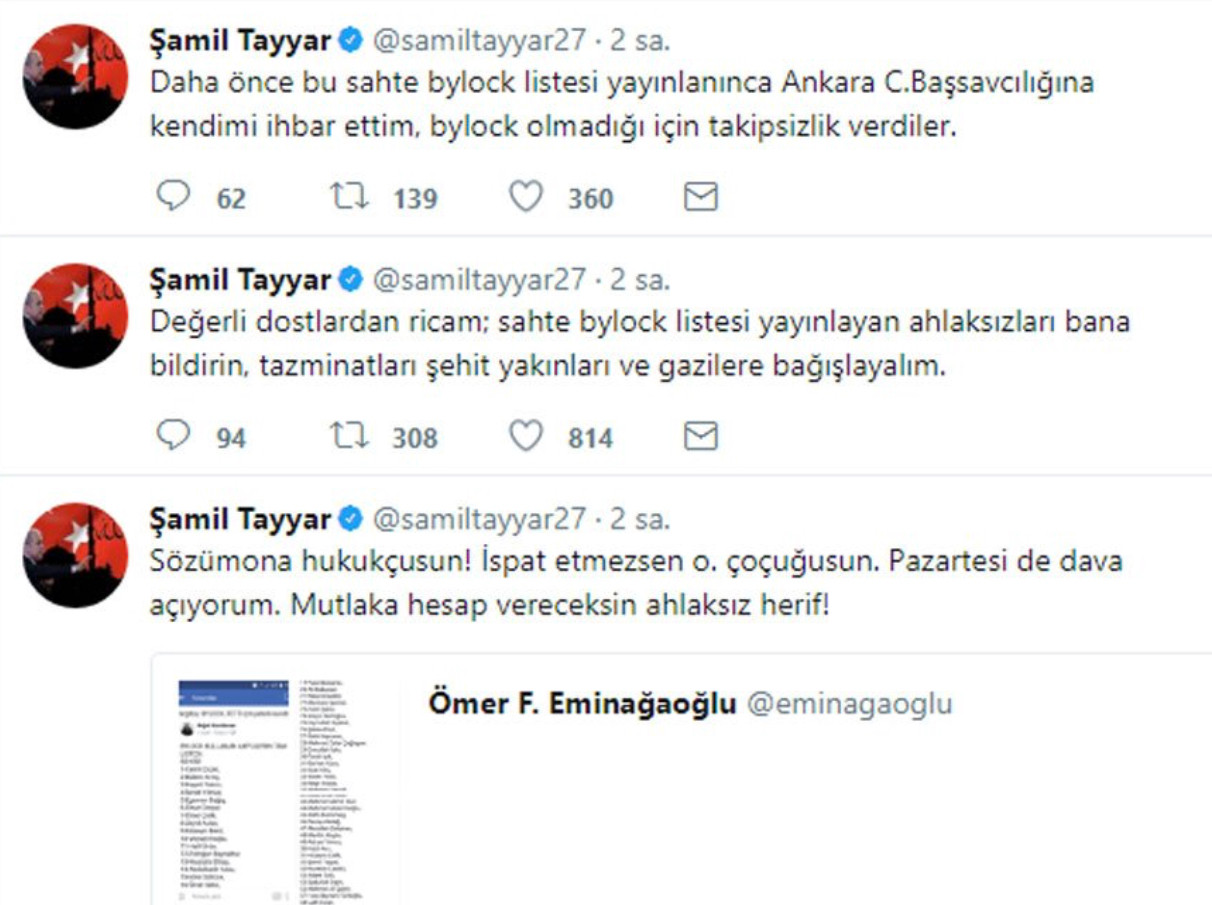 Son dakika: Bylock listesinde adını gören AKP’li Şamil Tayyar kime o. çocuğu dedi? - Resim: 1