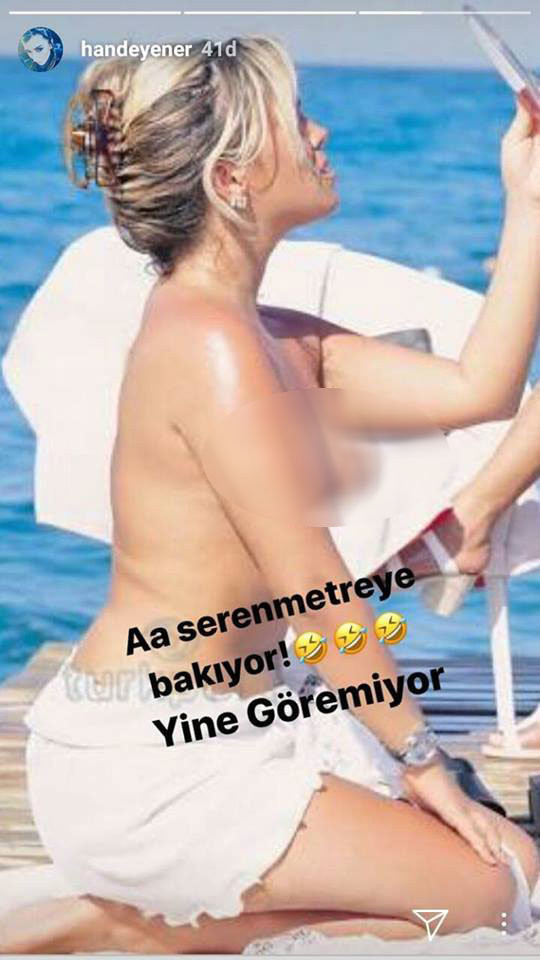 Hande Yener çıplak fotoğrafla saldırdı, Seren Serengil dava açtı - Resim: 1
