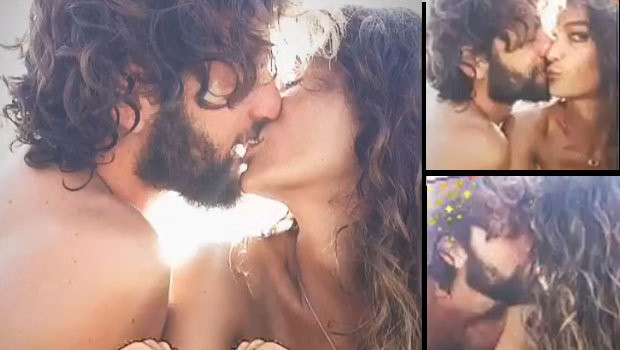 Berrak Tüzünataç ve Birkan Sokullu'dan dudak dudağa poz - Resim: 1