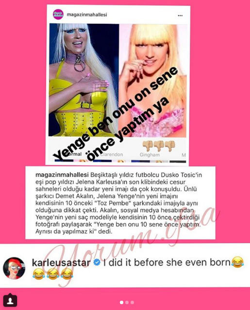 Jelena'dan Demet Akalın'a cevap: Ben o doğmadan önce yaptım - Resim: 1