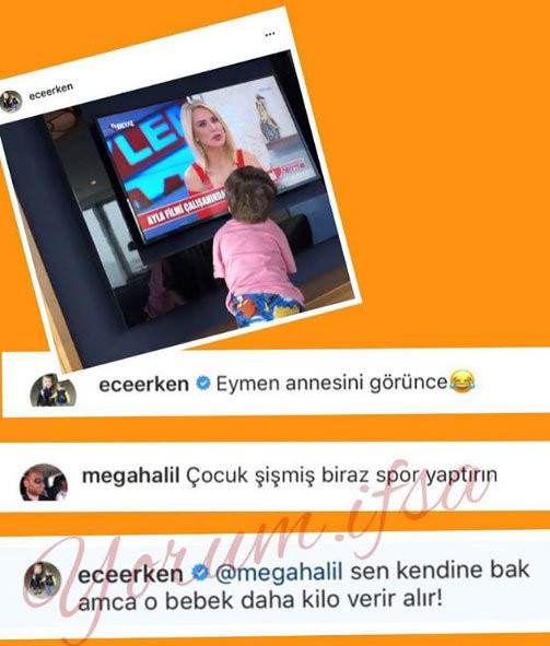 Ece Erken'in oğlu Eymen'e şoke eden yorum - Resim: 1