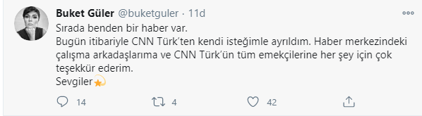 CNN Türk'ün ekran yüzlerinden Buket Güler istifa etti - Resim: 1