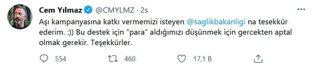 Cem Yılmaz'dan Sağlık Bakanlığı'ndan Para Aldı İddialarına Tepki - Resim: 1