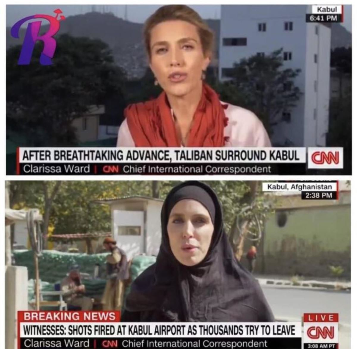 Taliban Gelince Kara Çarşafa Giren CNN Muhabiri Ward'tan Açıklama - Resim: 1