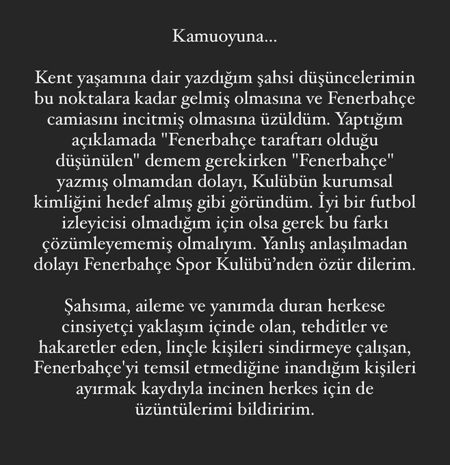 Tuba Torun Fenerbahçe'den Özür Diledi - Resim: 1