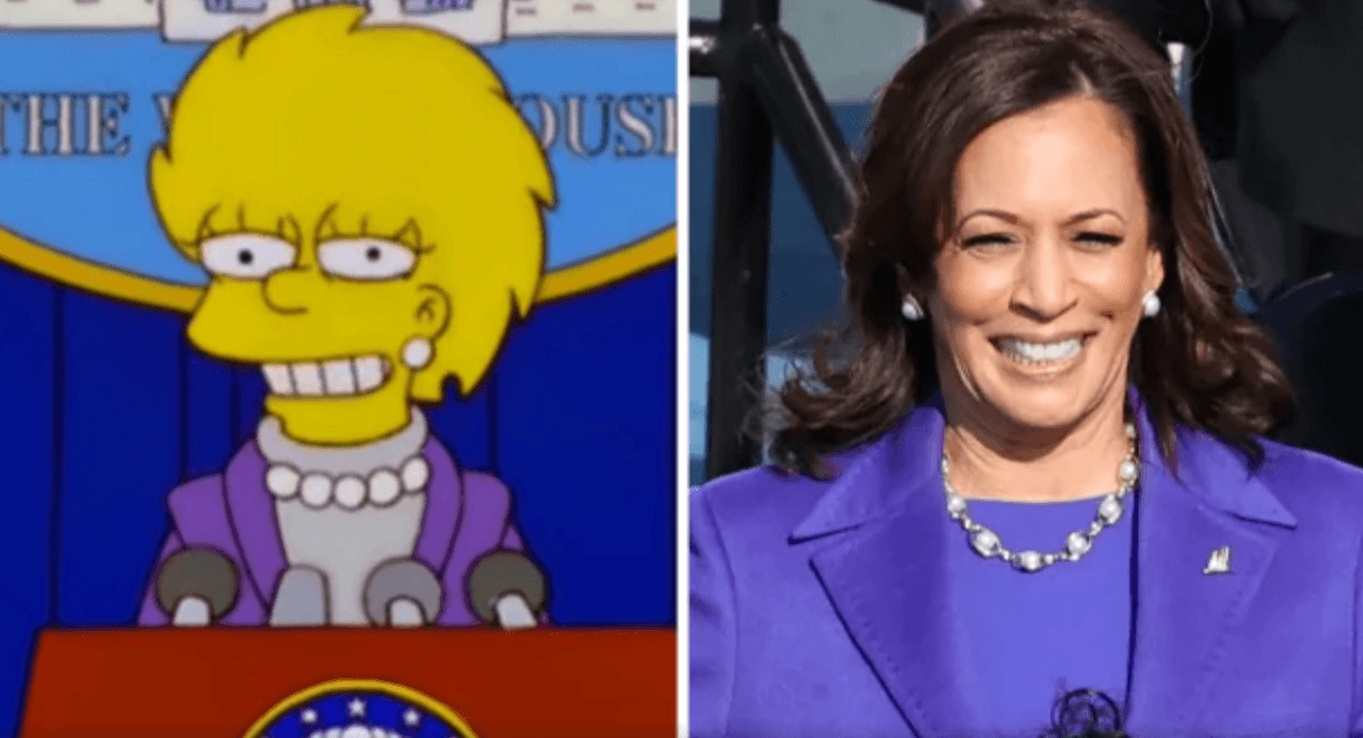 Kamala Harris'in o kıyafetini görenler Simpsonlar'ı hatırladı - Resim: 1