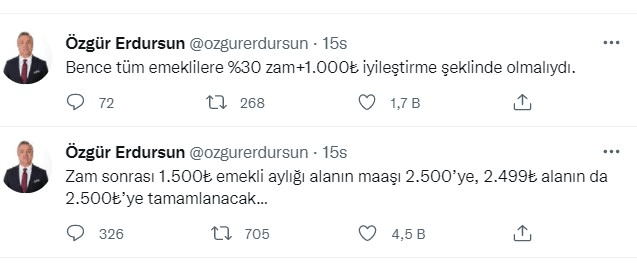 Uzmanlar Uyardı: Tüm Emeklilere 1000 TL Ayrıca Verilmeli - Resim: 1
