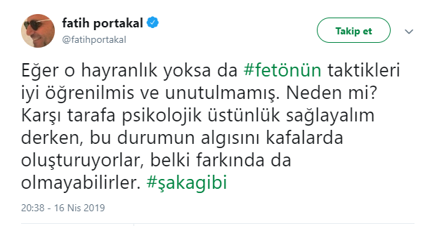 Fatih Portakal'dan AKP'ye: FETÖ'nün taktikleri iyi öğrenilmiş - Resim: 1