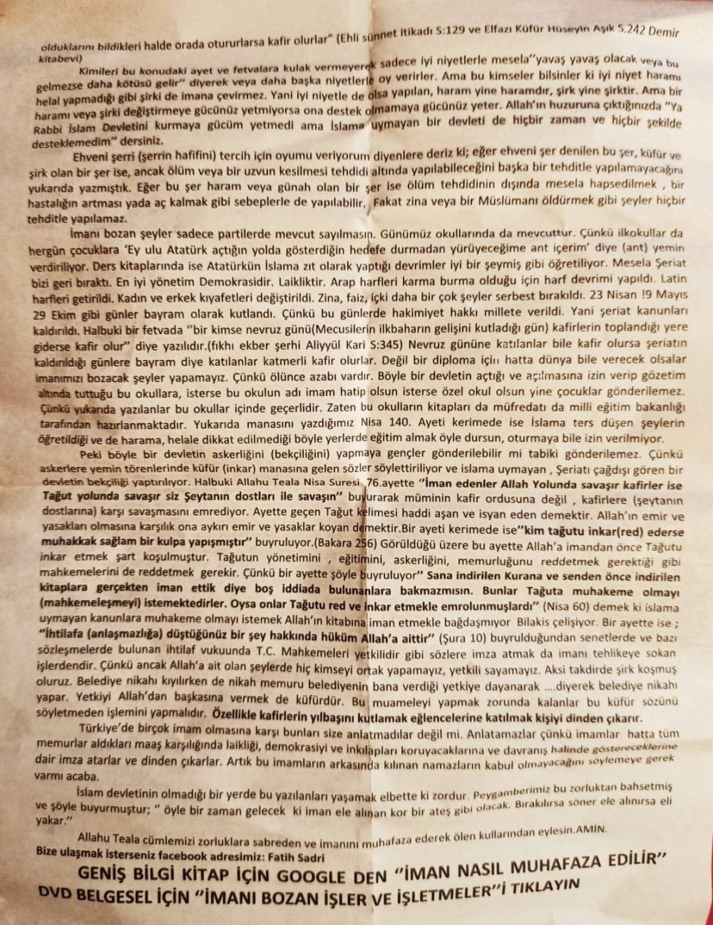 İzmir'de Atatürk'e Hakaret Edip Şeriat İstediler! - Resim: 2