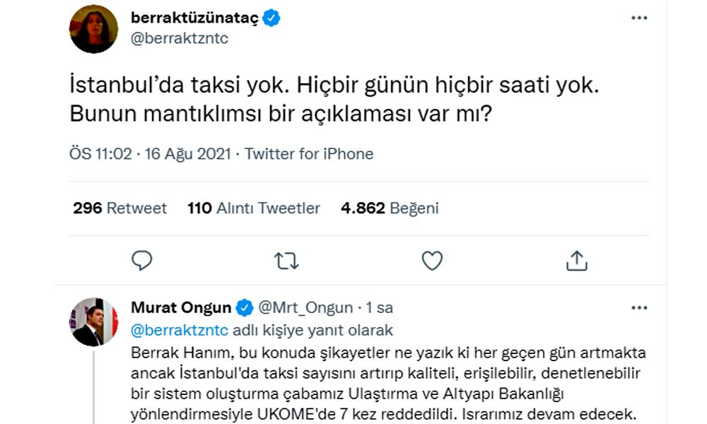 İBB Sözcüsü Ongun'dan Berrak Tüzünataç'a Yanıt: 7 Kere Reddedildi - Resim: 1