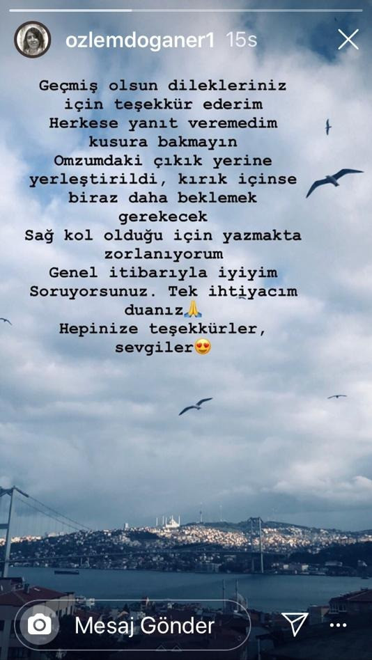 A Para Genel Yayın Yönetmeni Özlem Doğaner'in kolu kırıldı - Resim: 1