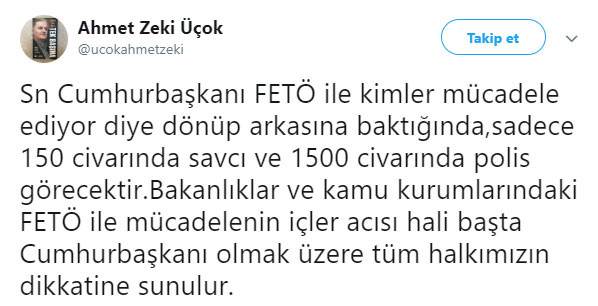 Eski askeri hakim Ahmet Zeki Üçok'tan Erdoğan'a flaş FETÖ uyarısı: Sonun başlangıcı olur... - Resim: 2