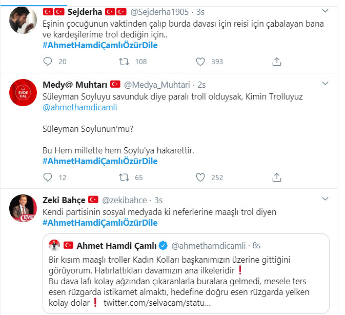 AKP'de maaşlı troller kavgası: #AhmetHamdiÇamlıÖzürDile neden gündem oldu? - Resim: 4