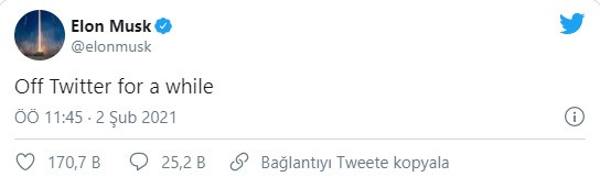 Elon Musk: Twitter’ı bir süreliğine bırakıyorum - Resim: 1