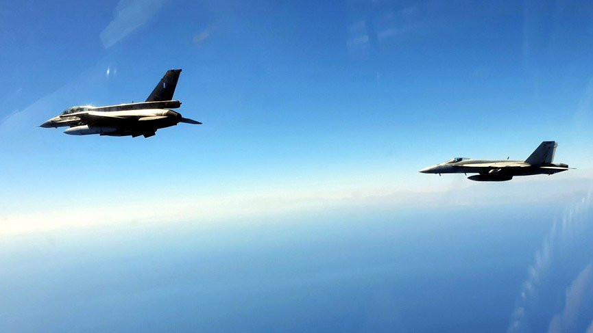 AA gerçek dışı demişti: Yunanistan-ABD tatbikatının fotoğrafları çıktı - Resim: 2