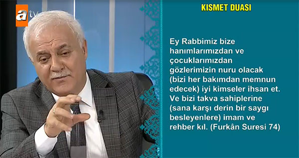 Nihat Hatipoğlu, kısmetin açılması için hangi duayı tasviye etti? - Resim: 2