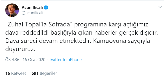 Acun Ilıcalı'dan flaş Zuhal Topal açıklaması: Mahkeme kararına ne dedi? - Resim: 1