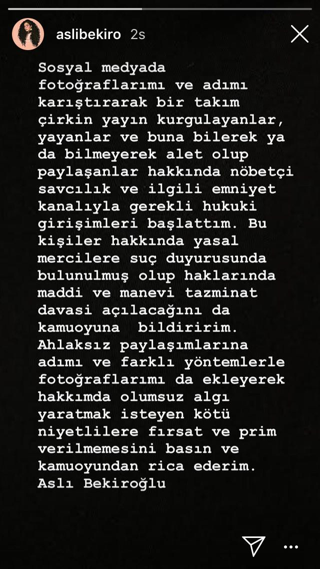 Aslı Bekiroğlu’ndan flaş ifşa açıklaması: Ahlaksız paylaşımlara adımı ve fotoğrafımı eklediler - Resim: 1