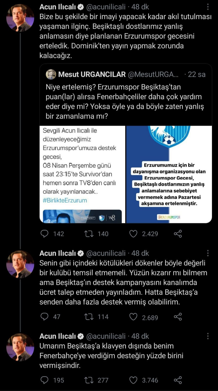 Acun Ilıcalı'dan Kendisini Hedef Alan Beşiktaşlı Yöneticiye Çok Sert Yanıt! - Resim: 2