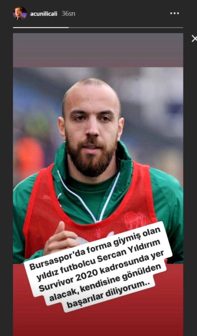 Acun Ilıcalı açıkladı! Eski futbolcu Sercan Yıldırım Survivor'da yarışacak - Resim: 1