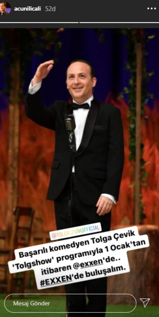 Acun Ilıcalı Exxen için Tolga Çevik ile anlaştı - Resim: 1