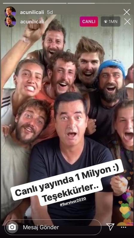 Acun Ilıcalı instagramda canlı yayın rekorunu kırdı: Tam 1 milyon kişi - Resim: 1