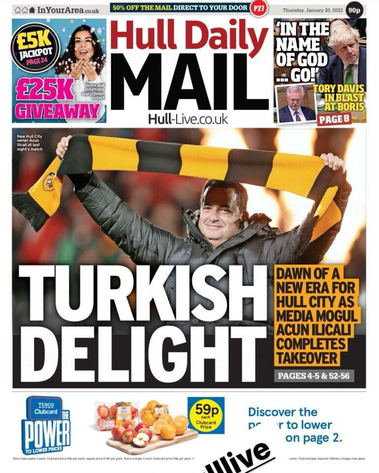 Acun Ilıcalı Türk Lokumu Başlığıyla İngiltere Manşetlerinde - Resim: 1