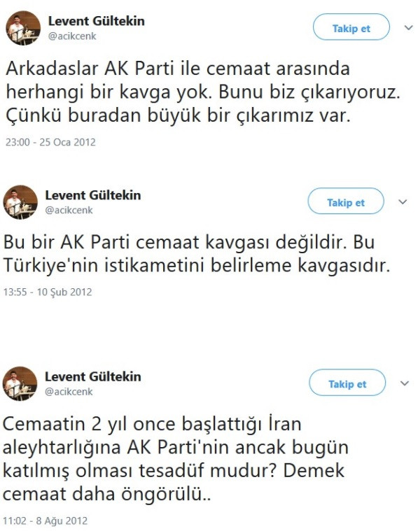 Levent Gültekin'in AKP ve FETÖ'yü öven tweetleri sosyal medyayı salladı - Resim: 5