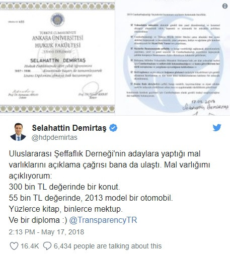 Selahattin Demirtaş mal varlığını açıkladı - Resim: 1