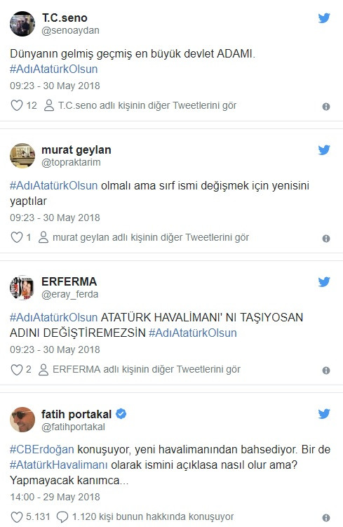 3. Havalimanı'na isim tartışması: #AdıAtatürkOlsun - Resim: 1