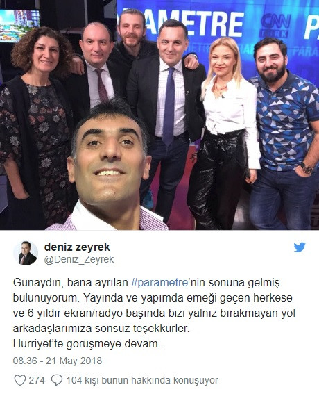 CNN Türk'te işten çıkarmalar sürüyor! Deniz Zeyrek'in de görevine son verildi - Resim: 1