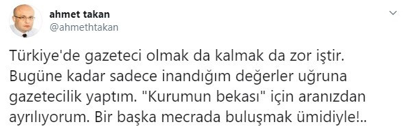 Ahmet Takan Yeniçağ'dan Perinçek yazısı yüzünden mi ayrıldı? - Resim: 1