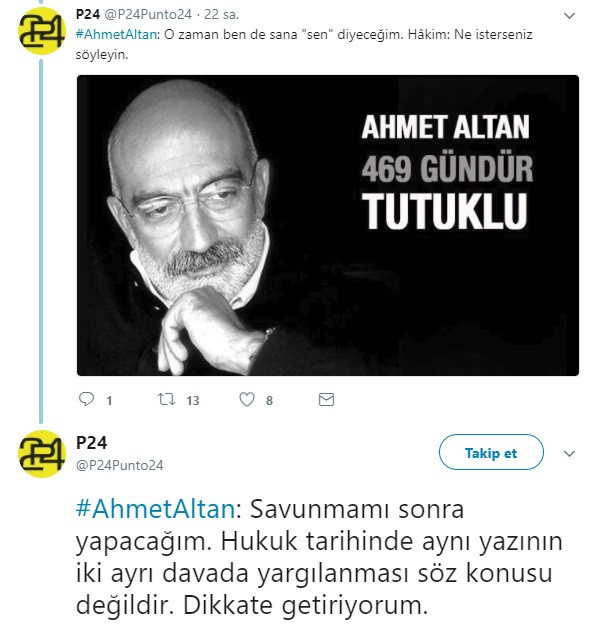 Ahmet Altan hakimle tartıştı: Ben senin arkadaşın değilim! - Resim: 5