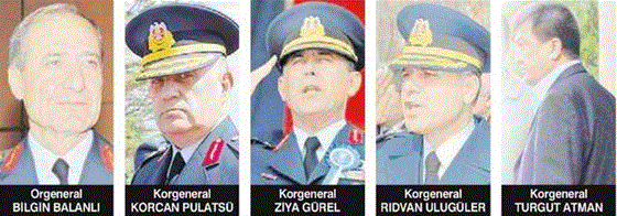 Akın Öztürk'ün önünü açmak için 5 general tutuklandı! - Resim: 1