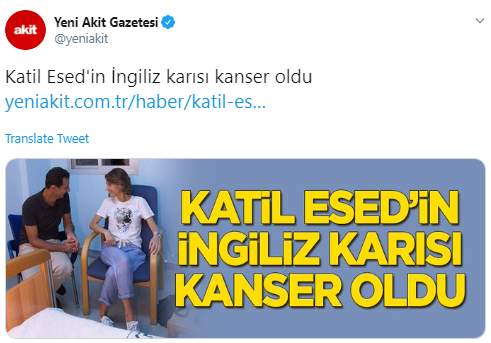 AKP medyası kanserle savaşan Esma Esad için hangi manşetleri atmıştı? - Resim: 3