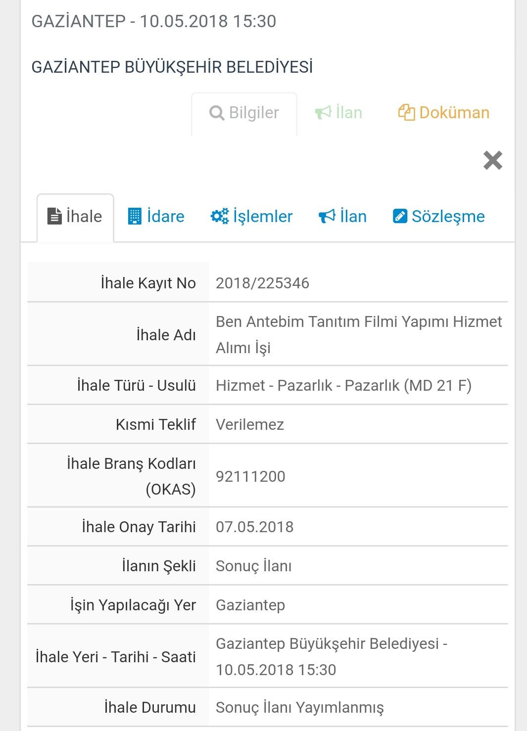 Gaziantep Belediyesi 3 dakikalık videoya 220 bin TL vermiş - Resim: 2