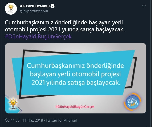 AKP'nin 2018'de Attığı Tweet Gündeme Bomba Gibi Düştü! - Resim: 1