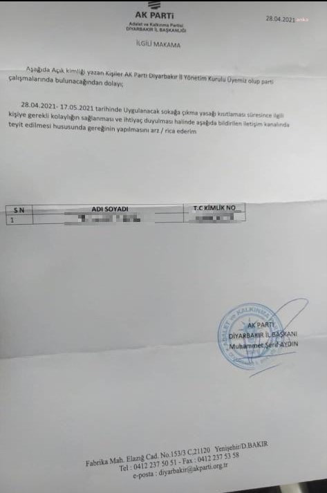 AKP İl Başkanlıkları'nda Muafiyet Belgesi mi Dağıtılıyor? - Resim: 1