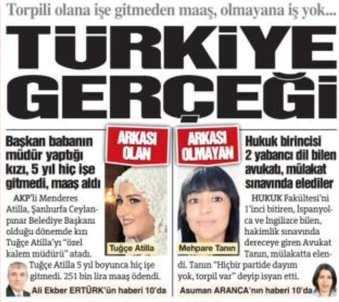 AKP'li belediye başkanının kızı işe gitmeden 251 bin lira maaş almış - Resim: 1